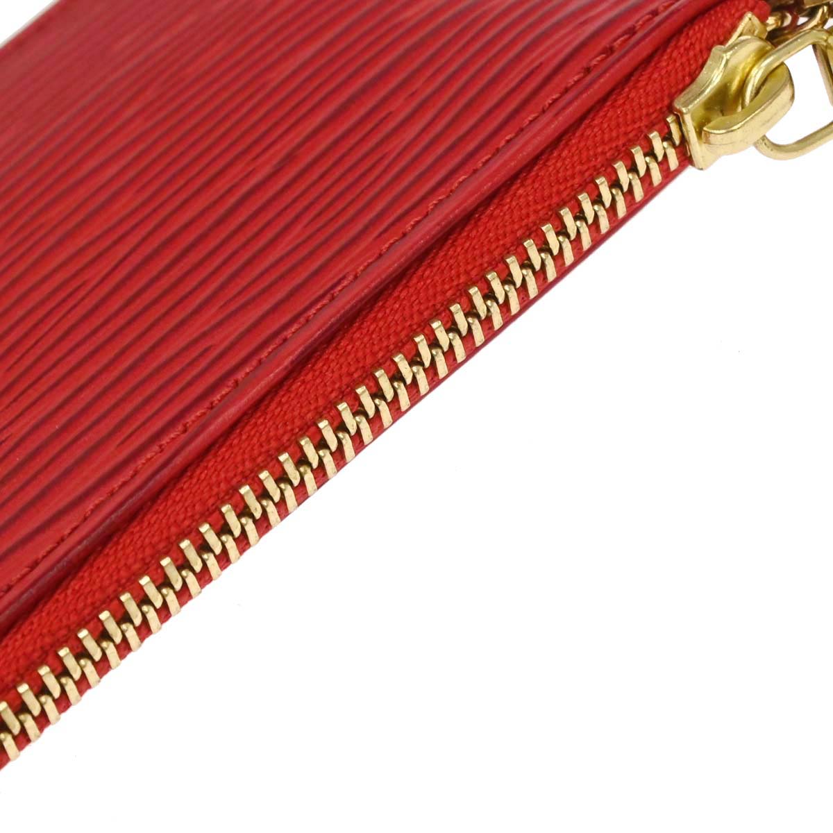 Louis Vuitton Red Epi Pochette Cles Coin Purse M63807