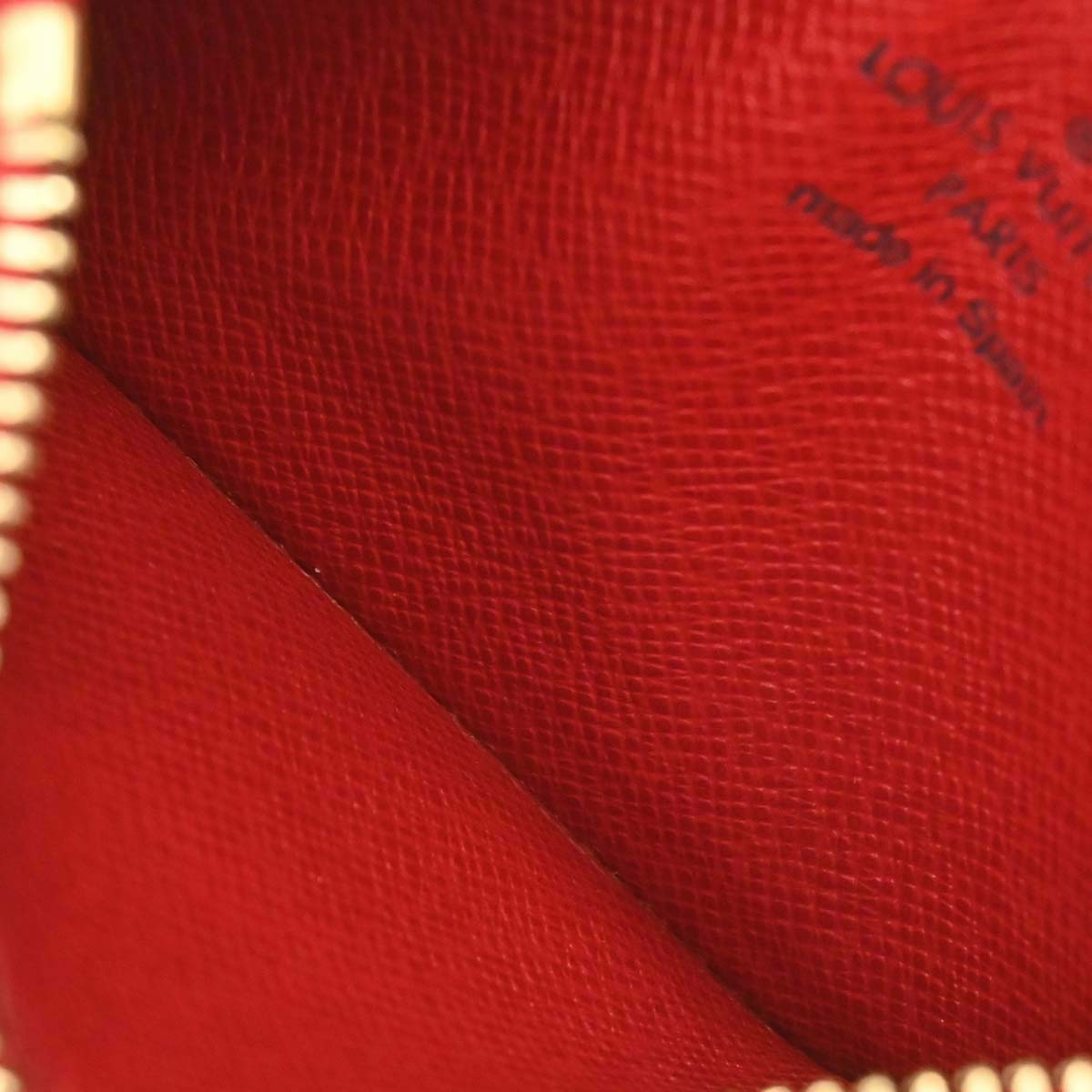 Louis Vuitton Red Epi Pochette Cles Coin Purse M63807