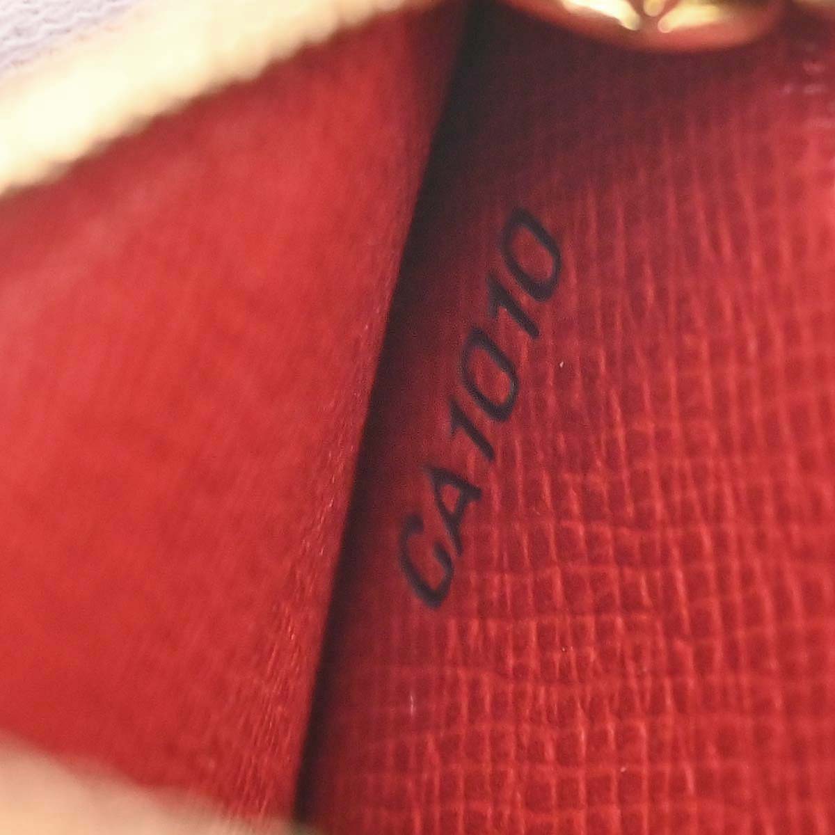 Louis Vuitton Red Epi Pochette Cles Coin Purse M63807