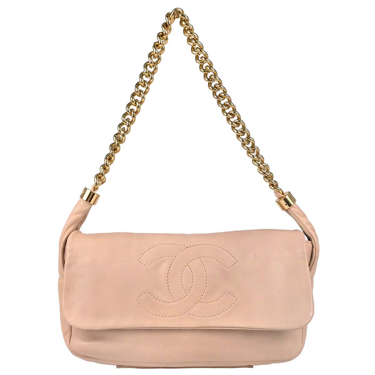 Chanel 2008-2009 Pink Lambskin Rodeo Drive Shoulder Bag