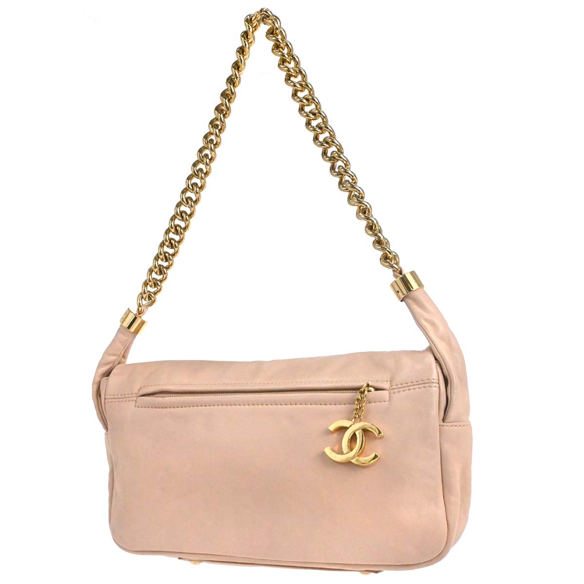 Chanel 2008-2009 Pink Lambskin Rodeo Drive Shoulder Bag