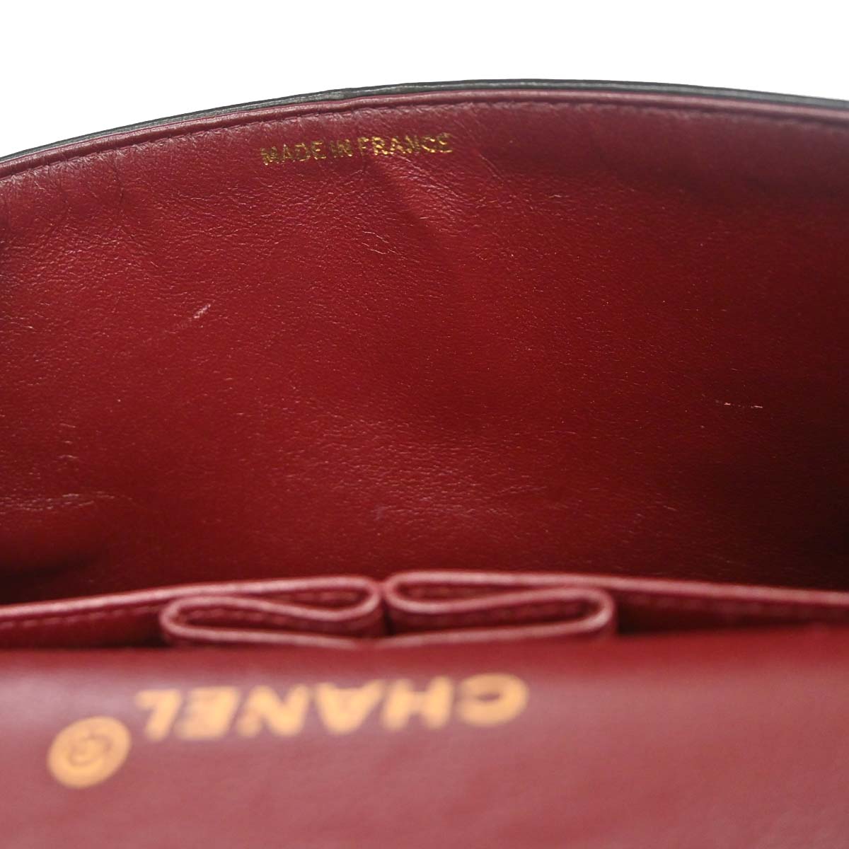 Chanel 1994-1996 Black Lambskin Medium Classic Double Flap Shoulder Bag