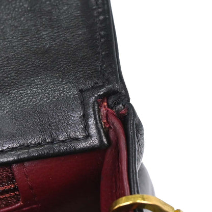 Chanel 1996-1997 Black Lambskin Small Diana Shoulder Bag