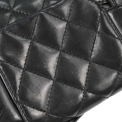 Chanel 2006-2008 Black Lambskin In The Mix 2way Shoulder Handbag