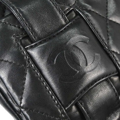 Chanel 2006-2008 Black Lambskin In The Mix 2way Shoulder Handbag