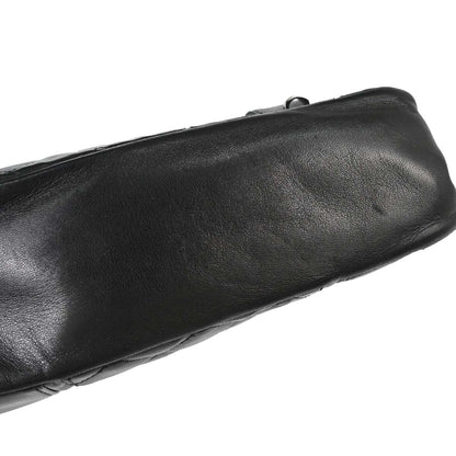 Chanel 2006-2008 Black Lambskin In The Mix 2way Shoulder Handbag