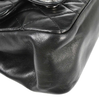 Chanel 2006-2008 Black Lambskin In The Mix 2way Shoulder Handbag