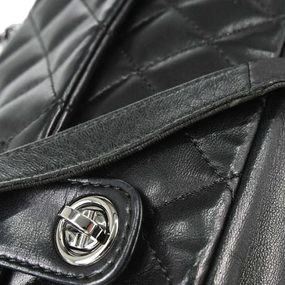Chanel 2006-2008 Black Lambskin In The Mix 2way Shoulder Handbag
