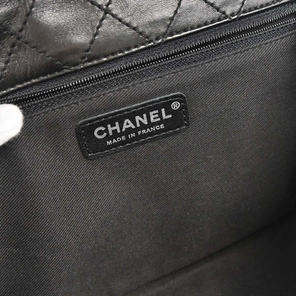 Chanel 2006-2008 Black Lambskin In The Mix 2way Shoulder Handbag