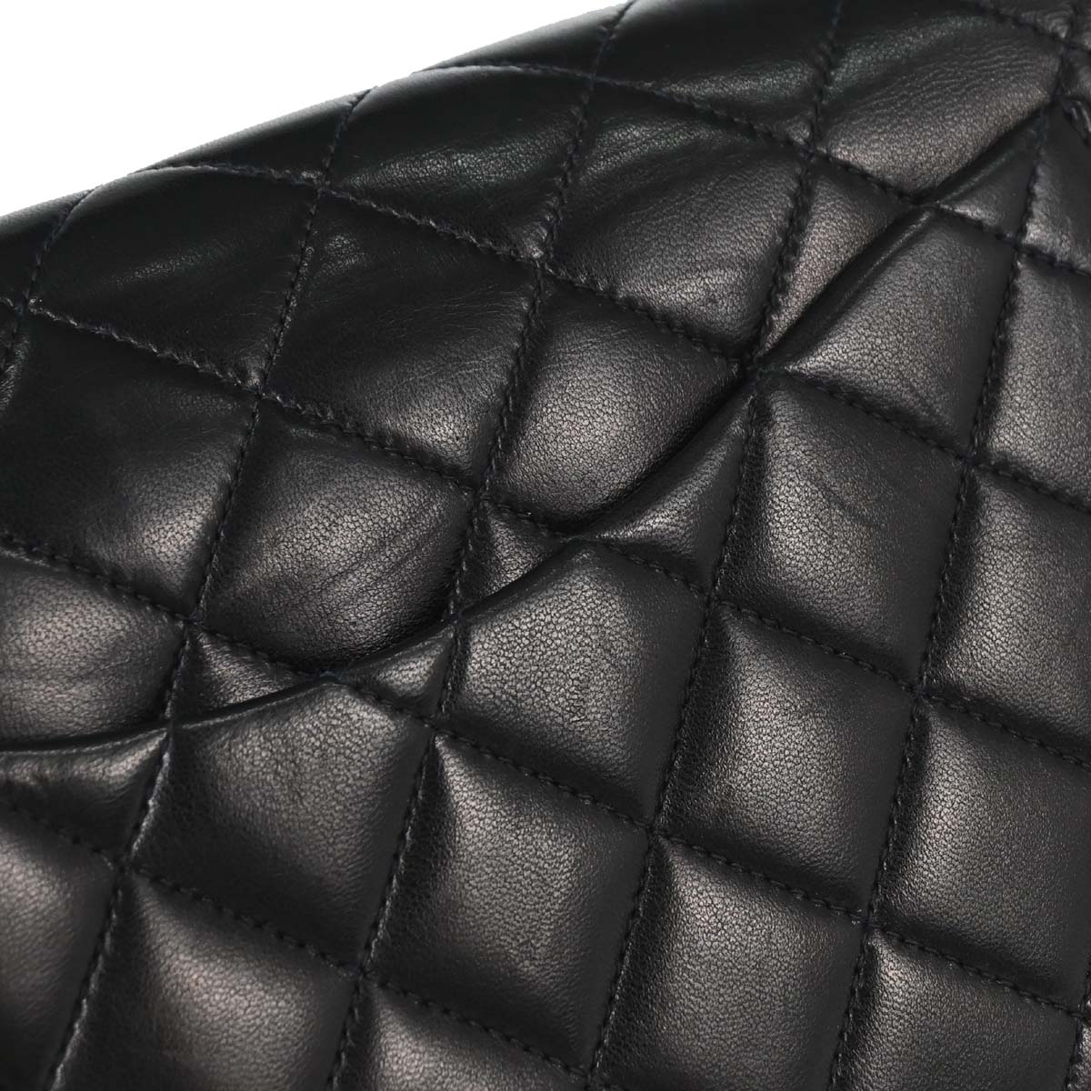 Chanel 1991-1994 Black Lambskin Shoulder Bag