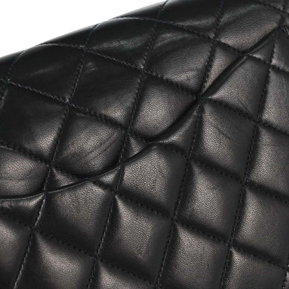 Chanel 1991-1994 Black Lambskin Shoulder Bag