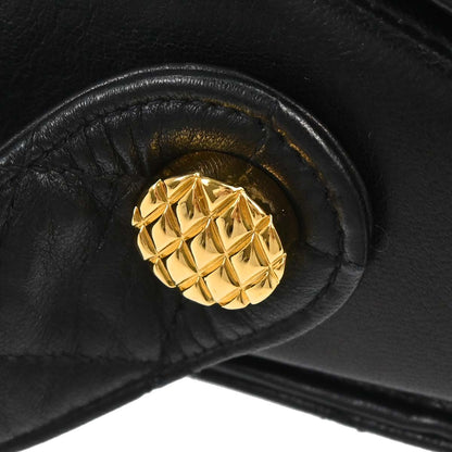 Chanel 1991-1994 Black Lambskin Shoulder Bag