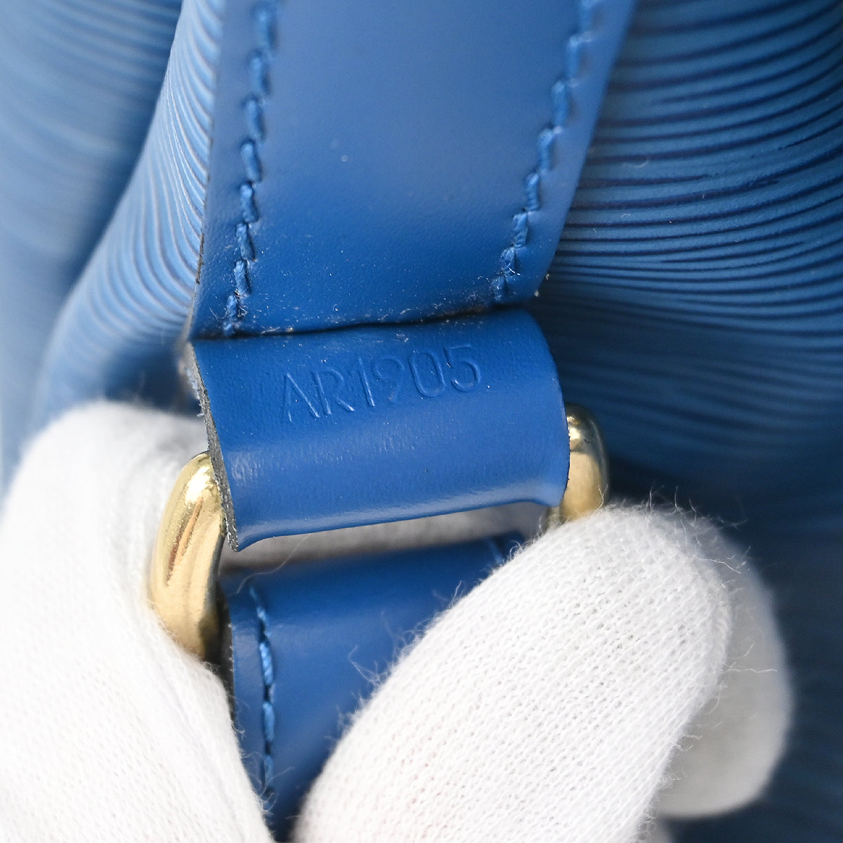 Louis Vuitton Blue Epi Petite Noe Shoulder Bag M44105