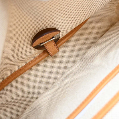 Hermes Natural Toile H Vache Liegee Sac Colorado MM Shoulder Bag