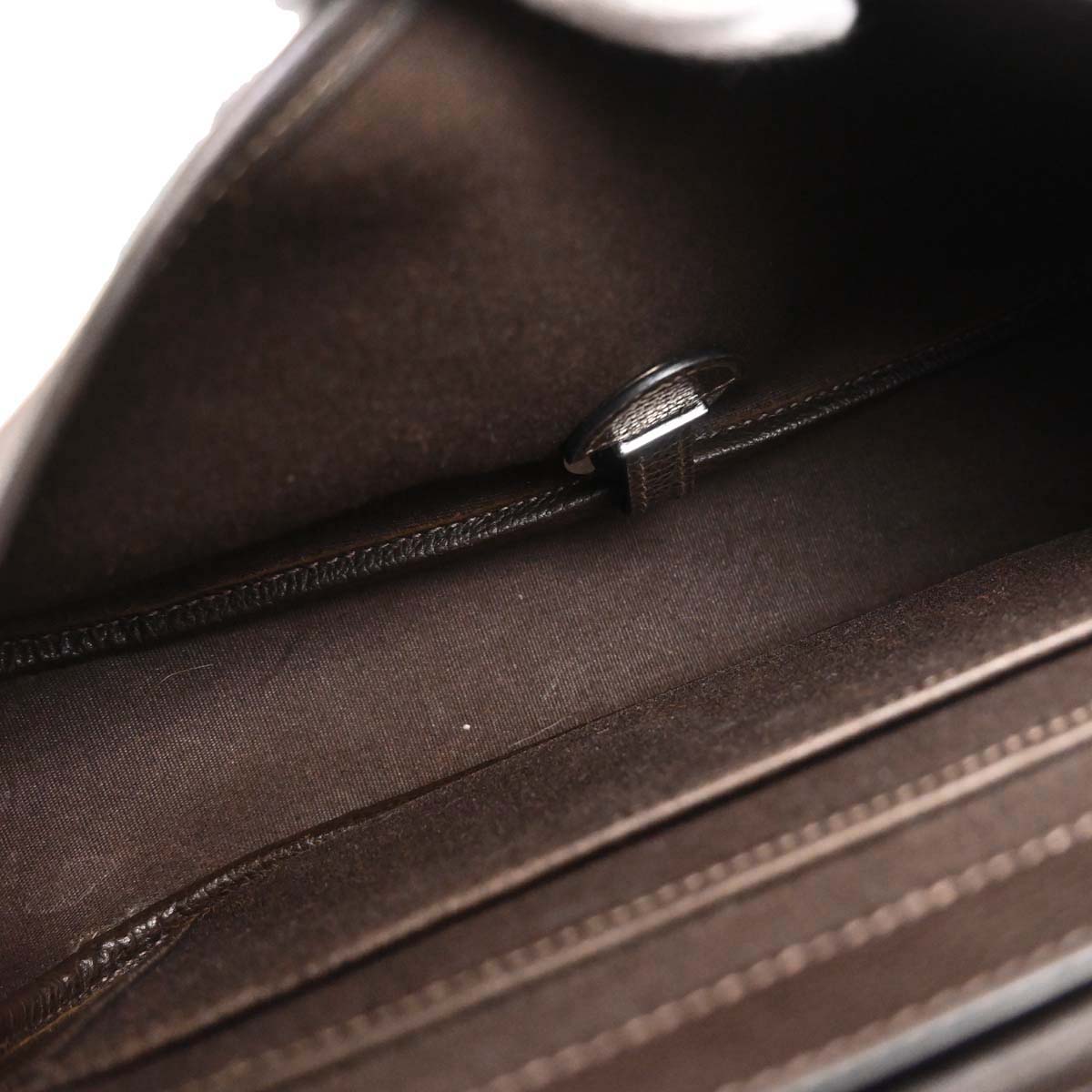 Hermes Cafe Toile Officier Vache Liegee Sac Colorado MM Shoulder Bag