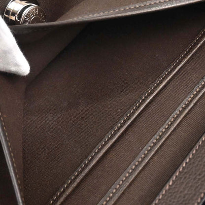 Hermes Cafe Toile Officier Vache Liegee Sac Colorado MM Shoulder Bag