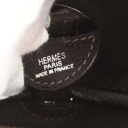 Hermes Cafe Toile Officier Vache Liegee Sac Colorado MM Shoulder Bag