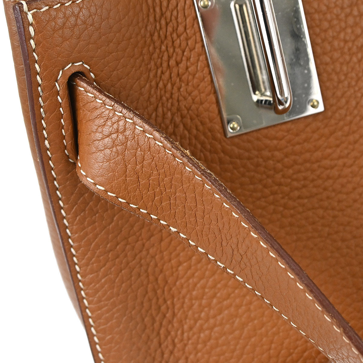 Hermes Gold Taurillon Clemence Jypsiere 31 Bag