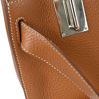 Hermes Gold Taurillon Clemence Jypsiere 31 Bag