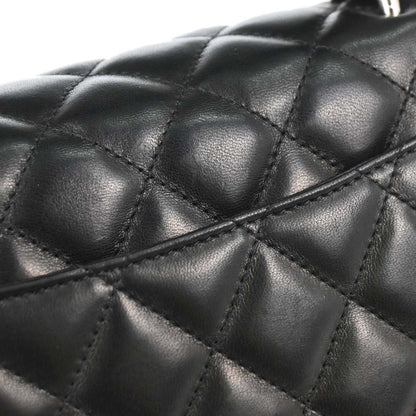 Chanel 2005-2006 Black Lambskin Top Handle Handbag