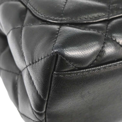 Chanel 2005-2006 Black Lambskin Top Handle Handbag