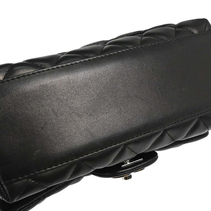 Chanel 2005-2006 Black Lambskin Top Handle Handbag