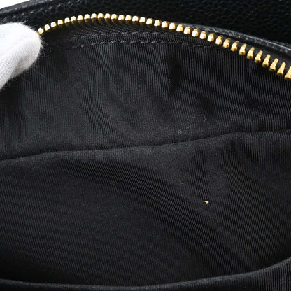 Chanel 2005-2006 Black Caviar Skin Petite Timeless Tote PTT Chain Handbag
