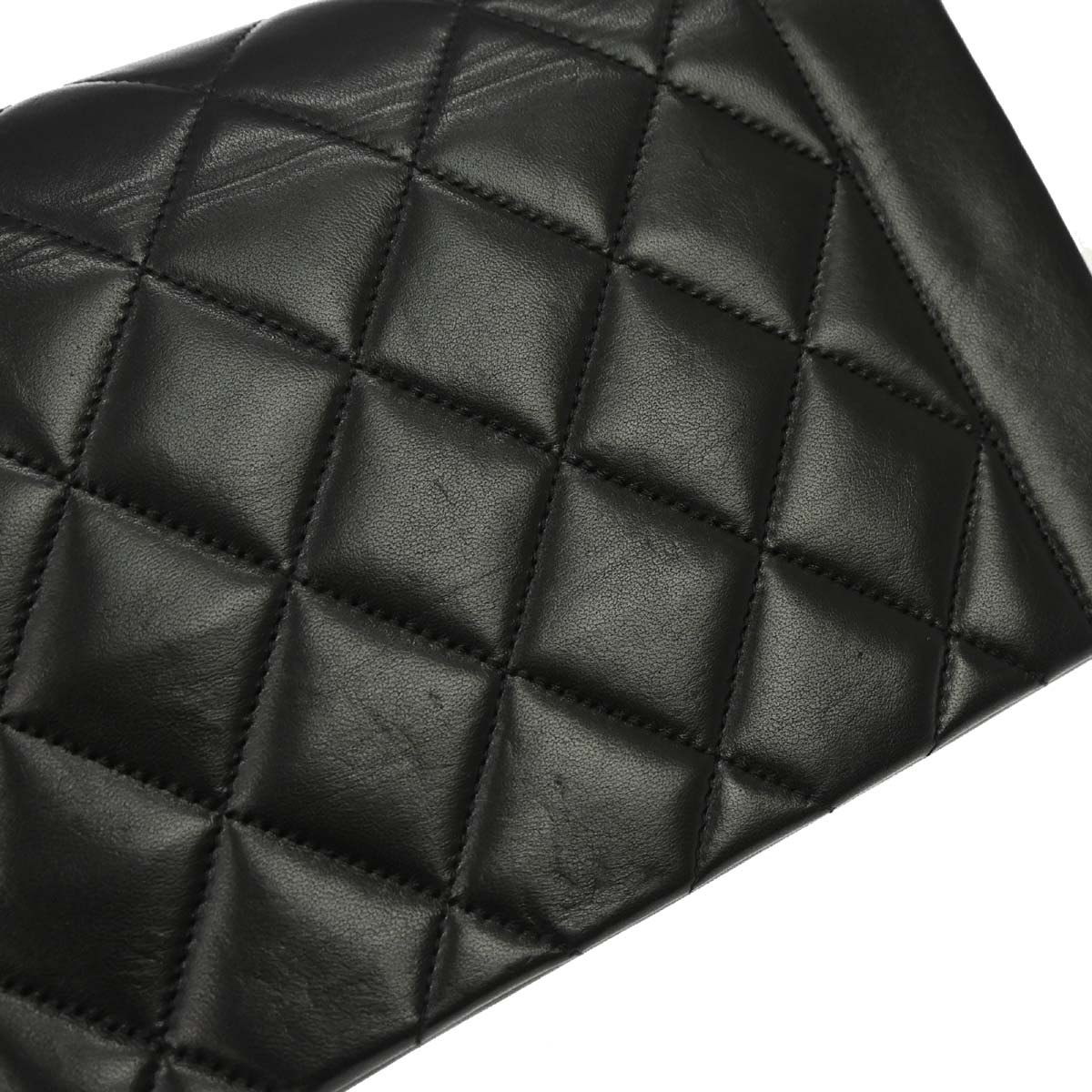 Chanel 1994-1996 Black Lambskin Small Diana Shoulder Bag