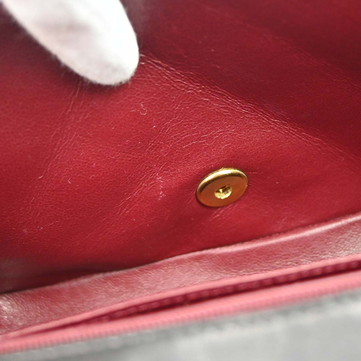 Chanel 1994-1996 Black Lambskin Small Diana Shoulder Bag