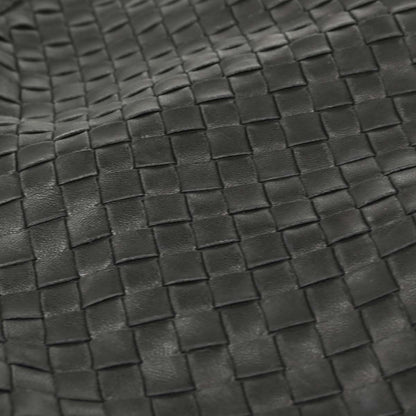 Bottega Veneta Black Lambskin Intrecciato Hobo Handbag