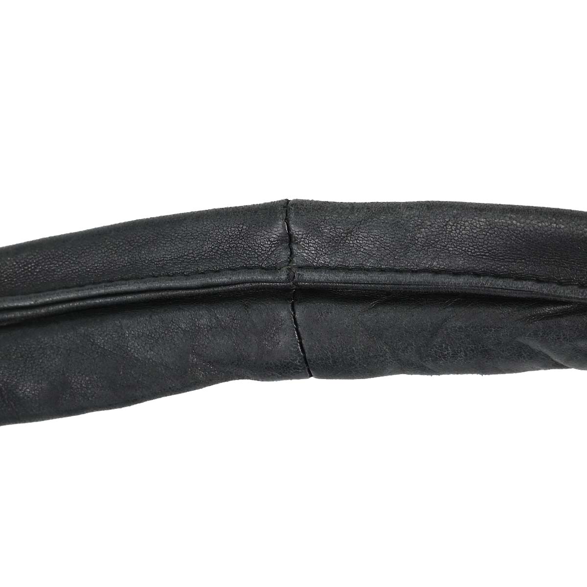 Bottega Veneta Black Lambskin Intrecciato Hobo Handbag