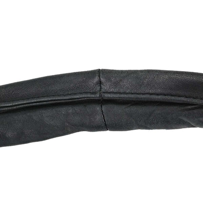 Bottega Veneta Black Lambskin Intrecciato Hobo Handbag