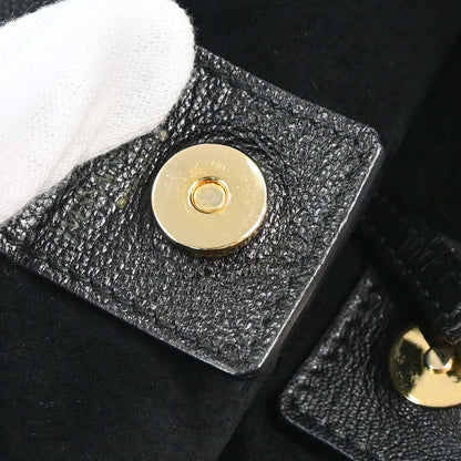 Yves Saint Laurent Black Calf Goat Saint Tropez Handbag