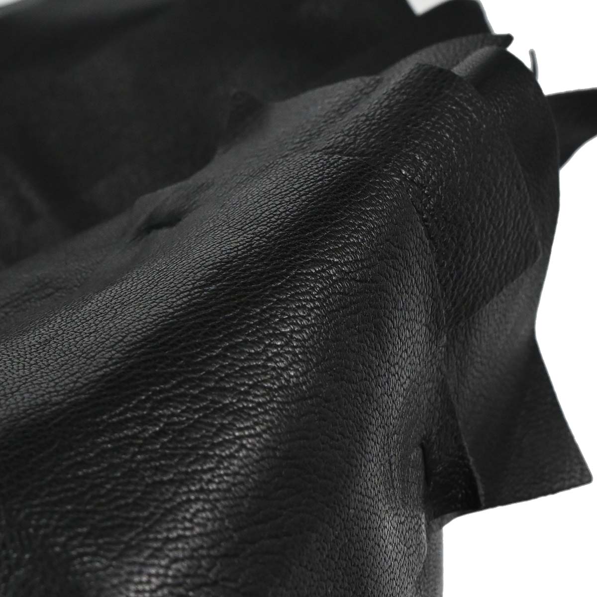 Yves Saint Laurent Black Calf Goat Saint Tropez Handbag