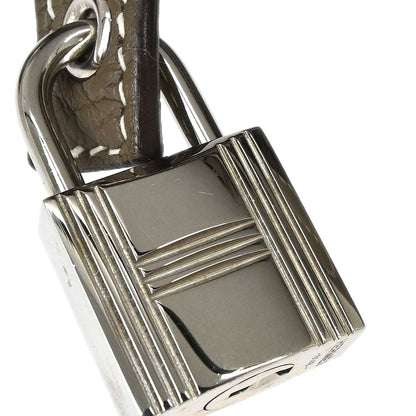 Hermes Etoupe Taurillon Clemence Picotin Lock 22 MM Handbag
