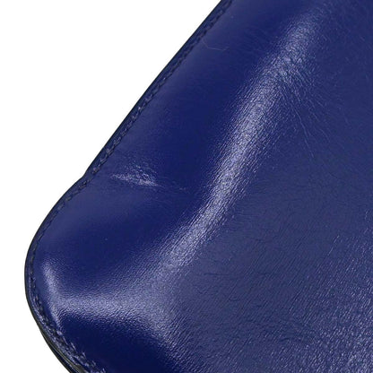 Hermes Blue Saphir Box Calf Constance 18 Shoulder Bag