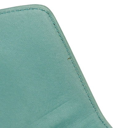 Chanel Green Caviar Skin Wallet