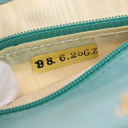 Chanel Green Caviar Skin Wallet