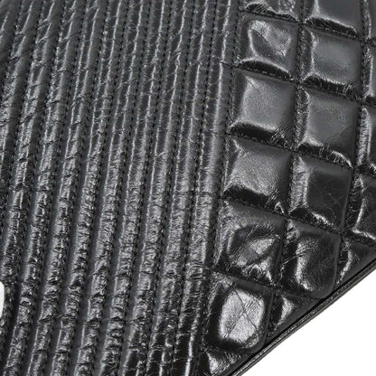 Chanel 2014-2015 Black Calfskin Coco Boy Flap Chain Shoulder Bag