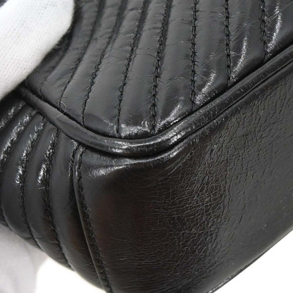 Chanel 2014-2015 Black Calfskin Coco Boy Flap Chain Shoulder Bag