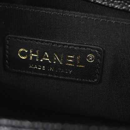 Boy Chanel 2017-2018 Black Caviar Skin Small Chain Shoulder Bag