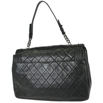 Boy Chanel 2012 Black Lambskin Antik Handbag