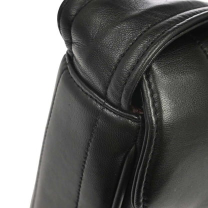 Chanel 1994-1996 Black Lambskin Mademoiselle Handbag