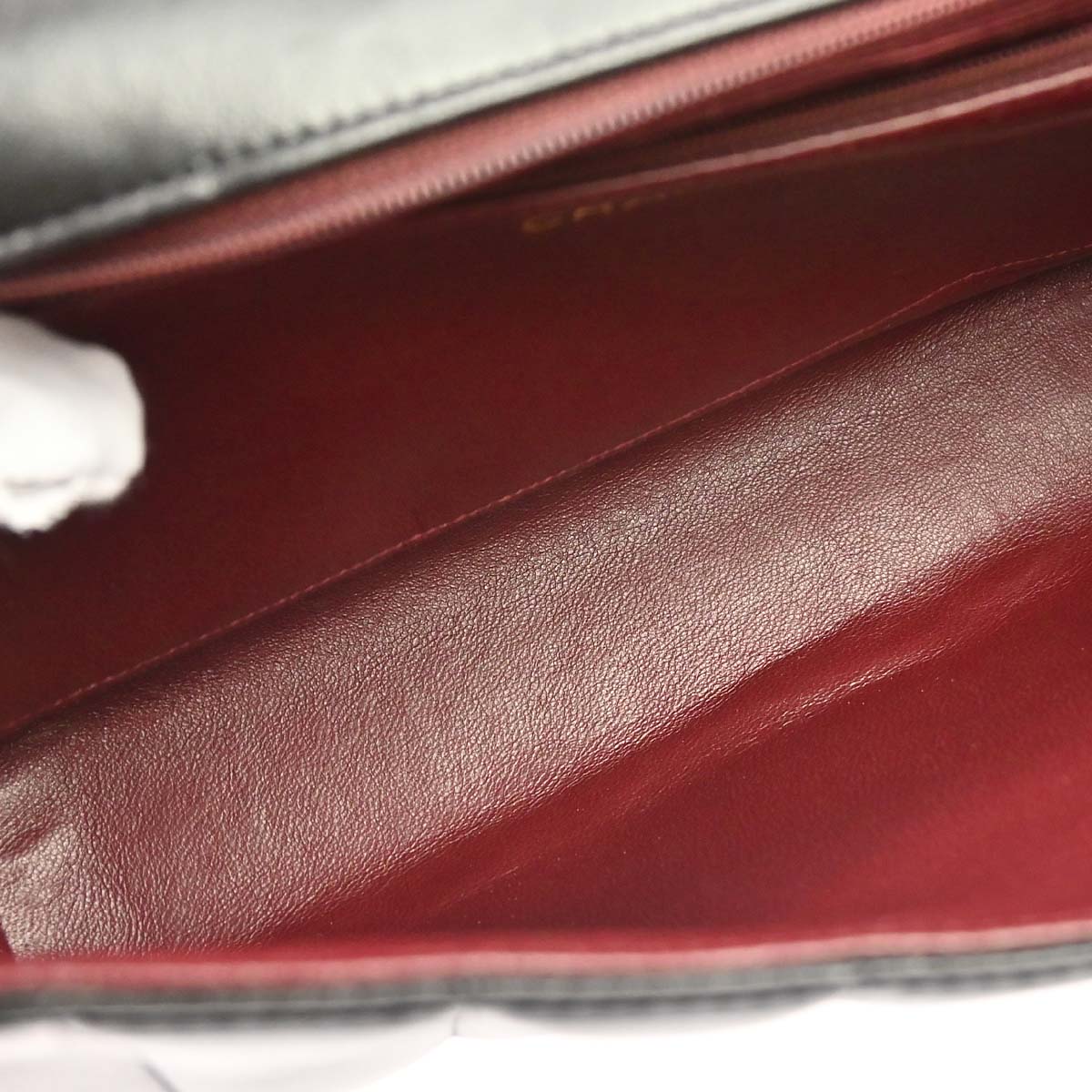 Chanel 1994-1996 Black Lambskin Mademoiselle Handbag