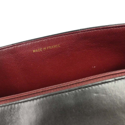 Chanel 1994-1996 Black Lambskin Mademoiselle Handbag