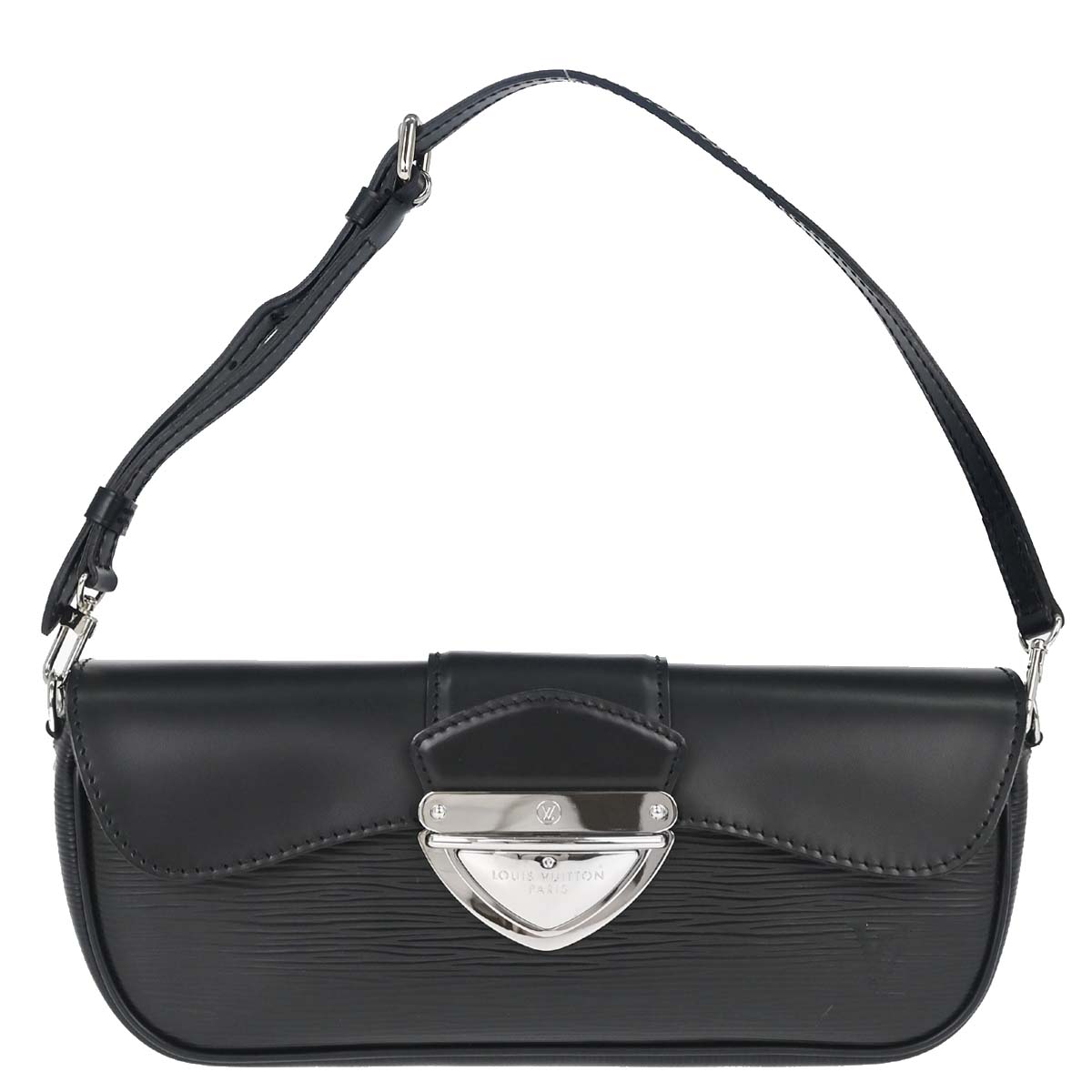 Louis Vuitton Black Epi Pochette Montaigne Handbag M59292