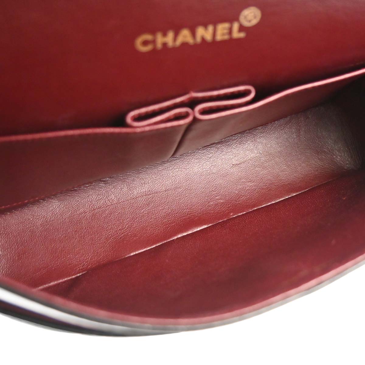Chanel Black Lambskin Medium Classic Double Flap Shoulder Bag