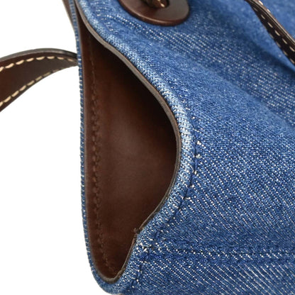Chanel 1997-1999 Blue Denim Tote Handbag