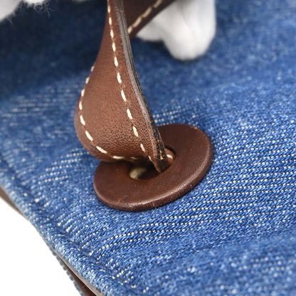 Chanel 1997-1999 Blue Denim Tote Handbag