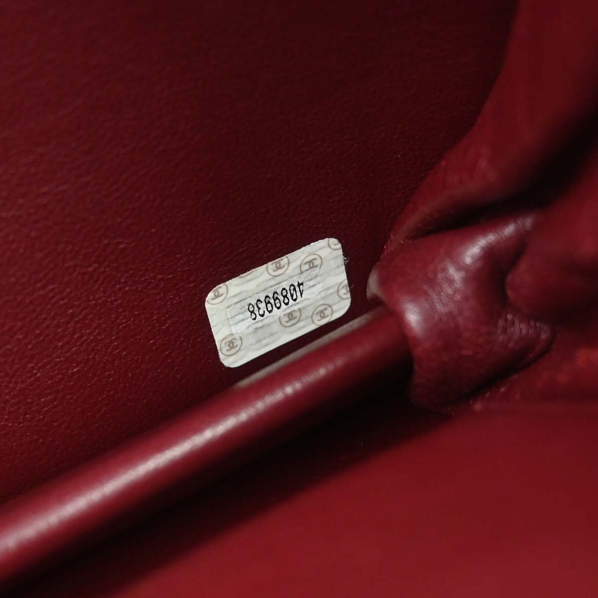 Chanel 1996-1997 Black Lambskin Pushlock Medium Half Flap Shoulder Bag